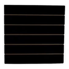 Painel Canaletado Placa Mdf Preto 61x61 Organizador P/ Loja Foto mini 1