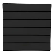 Painel Canaletado Placa Mdf Preto 61x61 Organizador P/ Loja Foto mini 2