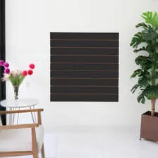 Painel Canaletado Preto 0,91 X 0,91 + 50 Ganchos Zincados!! Foto mini 2
