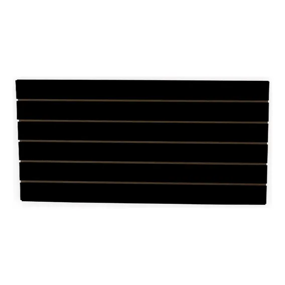 Painel Canaletado Preto Mdf 0,61 X 1,22 + 50 Ganchos Foto 1