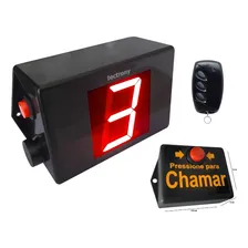 Painel Chama Garçom 6 Mesas Chamadores Mute Fila De Espera Cor Vermelho Foto mini 3