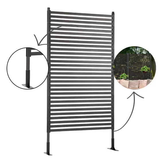 Painel De Aço Vazado Para Separação De Ambientes 1,8x0,9mt Foto 1