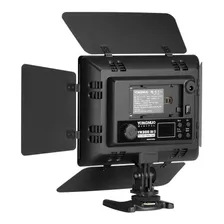 Painel de luz led Yongnuo YN300 YN300 III cor branca-frio com estrutura Eclipse black Foto mini  3