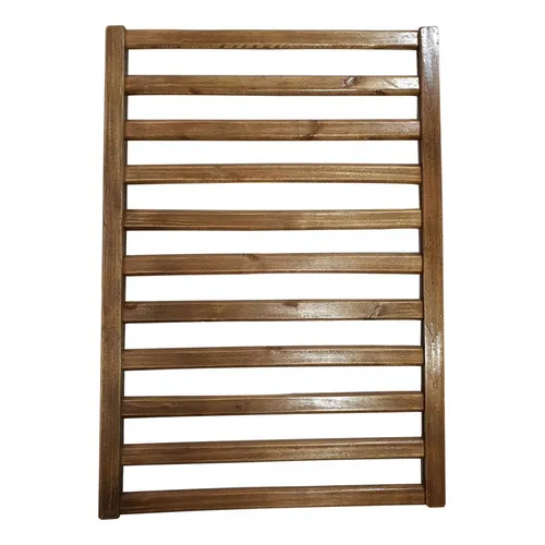 Painel De Madeira Ripado 70 X 50 Cm - Alpe & Aritana Cor Marrom Foto 1