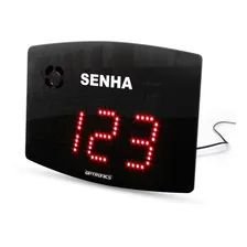 PAINEL DE SENHA GPTRONICS Agilize Slim 25 ESC Escravo Cor Led Vermelho 12V Foto mini 1