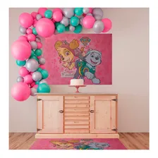 Painel Decoração Tnt 1,40 Patrulha Canina Skye E Everest Foto mini  2