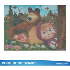 Painel Decorativo Festa Masha E O Urso Tnt 1,40 Cm Foto mini  2