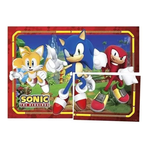 Painel Decorativo Festa Sonic - 01 Unidade - Regina - Rizzo Foto 1