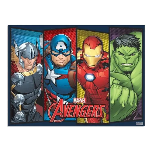 Painel Decorativo Festa Vingadores Tnt 1,40 Cm Foto 1