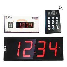 Painel Digital Para Senha Aleat贸rio Com Relogio Sc8993 Foto mini 1