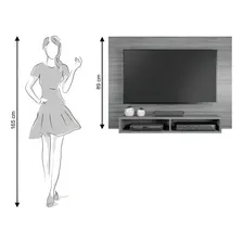 Painel Eros Para Tv 43 Polegadas E Suporte Para Tv Notável Cor Branco Foto mini 4