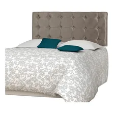 Painel Estofado Cama Londres King 195 Cm Cor Marrom Foto mini  2