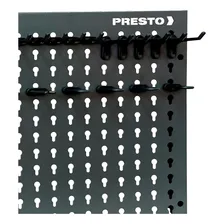 Painel Ferramentas Aço Presto 94cm 97cm Kit 48 Ganchos Foto mini 2