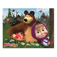 Painel Festa Masha E O Urso Aniversário Iantil 24h Foto mini 1