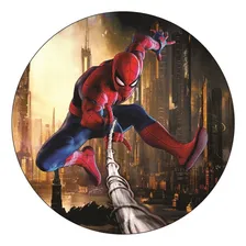 Painel Festa Redondo Homem Aranha 1, 3d Sublimado 1,80m Foto mini 1