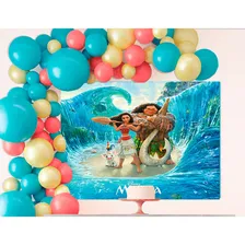 Painel Gigante Decoração Moana Festa Aniversário 1m Foto mini 1