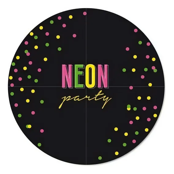 Painel Gigante Festa Neon - Cromus - Rizzo Foto 1