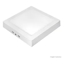Painel Led De Sobrepor Quadrado 23x4cm 18w 6500k Branco Taschibra Taschibra Foto mini 1