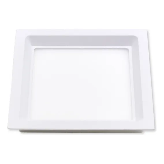 Painel Led Embutir Recuado Quadrado 15w 3000 / 6000k St1026 Estrutura Branco-frio Bivolt Foto 1