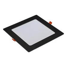Painel Led Pop Quadrado Embutir Avant 18w 3000k Preto 5 Und Foto mini  2