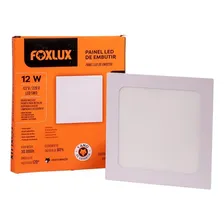 Painel Led Quadrado Embutir 18w 3000k 127/220V Foxlux Foto mini  2