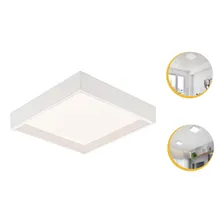 Painel Led Recuado De Sobrepor 18w Plafon Quadrado Foto mini 4