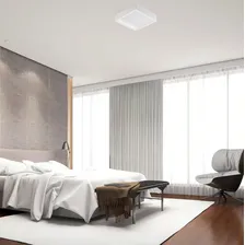 Painel Led Recuado De Sobrepor 18w Plafon Quadrado Foto mini  3