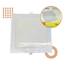 Painel Led Slim Embutir 18w 6500k Bivolt Quadrado-accert Led Foto mini 1