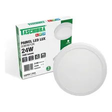 Painel Led Sobrepor Redondo 24w Bivolt 3000k Taschibra Foto mini  3