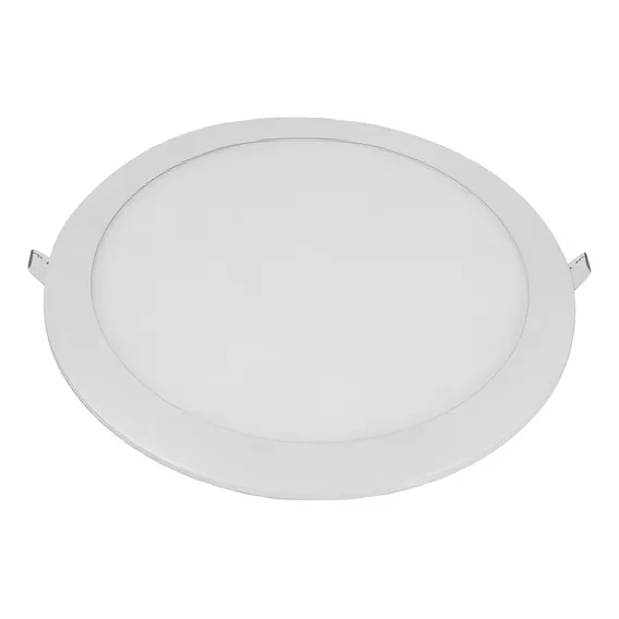 Painel Luminária Plafon Led Embutir 24w Branca Fria 6000k Cor Branco 110V 220V (Bivolt) Foto 1