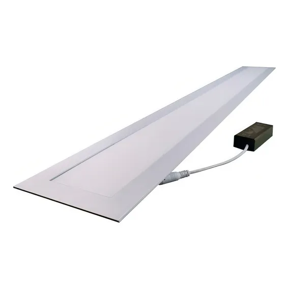 Painel Luminária Plafon Led Embutir Retangular 10x120cm 36w Foto 1