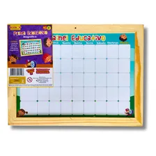 Painel Magnético Educativo Calendário De Rotina Super Nanny Foto mini 4