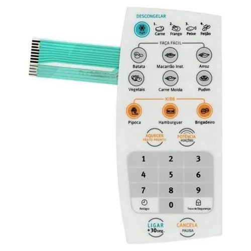 Painel Membrana Teclado Microondas Electrolux Eletrolux Foto 1