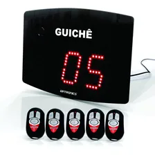 Painel Orientador De Fila Única Caixa Rápido Com 5 Controles Foto  mini 1