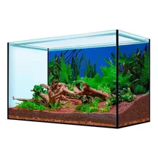 Painel Para AquƔrios Fundo Azul E Plantas Pp-081 30x200cm Foto mini 2