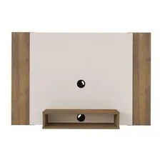 Painel Para Tv Até 40 Polegadas 1 Nicho Cine Artely Hf Cor OFF WHITE/PINHO Foto mini 3