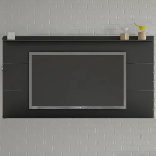 Painel Para Tv Até 50 Polegadas Slim Preto - Artely Foto 1