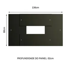 Painel Para Tv Até 58 Polegadas Madesa - Preto Foto mini 2