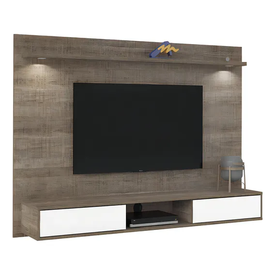 Painel Para Tv Até 60 Polegadas Platinum Canela - Artely Foto 1