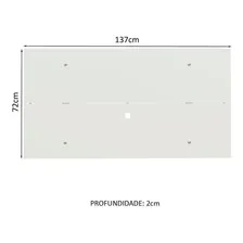 Painel Para Tv Quarto Até 55 Polegadas Madesa - Branco 2113091 Foto mini 3