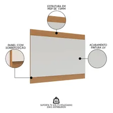 Painel Para Tv Suspenso 75 Pol 200cm Chile C05 Off White Mat Foto mini  3