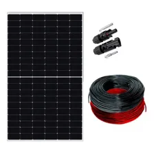 Painel Placa Solar Fotovoltaico 450w Monocristalino Cabos Foto mini 1