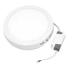 Painel Plafon 12w Led Redondo Teto Sobrepor Branco Frio Foto mini 4