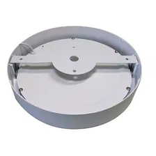 Painel Plafon 12w Led Redondo Teto Sobrepor Branco Frio Foto mini 3