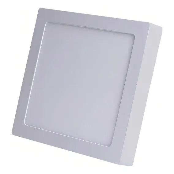 Painel Plafon 12w Luminaria Led Quadrado Sobrepor Foto 1