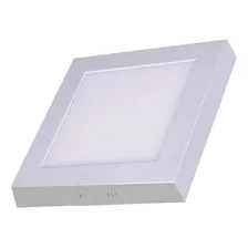 Painel Plafon 18w Led Quadrado Teto Sobrepor Branco Frio Foto mini 1