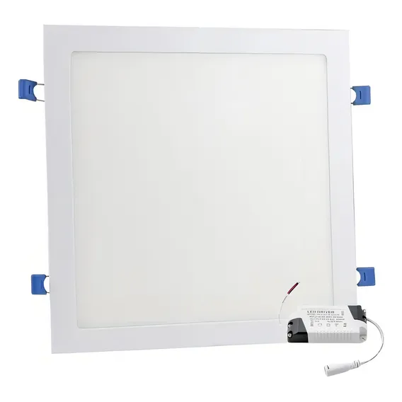 Painel Plafon 25w Led Quadrado Embutir Branco Quente 110V/220V Foto 1