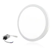 Painel Plafon 25w Led Redondo RY Painel Plafon Sobrepor Branco/Neutro Teto Borda Fino N.f Cor Foto mini 1