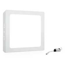 Painel Plafon De Led 12w Teto Sobrepor Quadrado Frio Foto mini 4