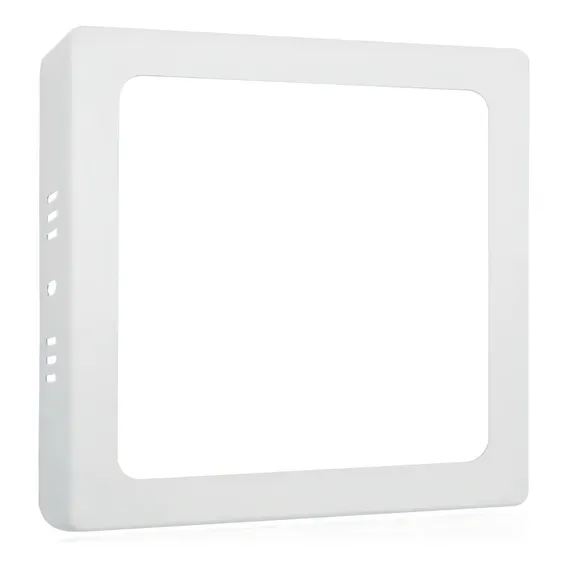 Painel Plafon De Led 12w Teto Sobrepor Quadrado Frio Foto 1